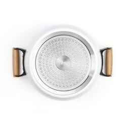 LIVOO Faitout Wood Line Blanc 24 Cm 7 LIVOO Faitout Wood Line Blanc 24 Cm -Cuisine À Domicile 116000 3 1 Faitout wood line blanc 24 cm Livoo