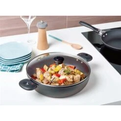 Lot Sauteuse Cookway 28cm Avec Poignée, Anse Et Couvercle 3 Lot Sauteuse Cookway 28cm Avec Poignée, Anse Et Couvercle -Cuisine À Domicile 119028 1 1 Lot sauteuse Cookway 28cm avec poignee anse et couvercle Cristel