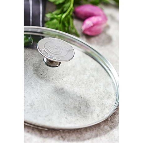De Buyer Couvercle En Verre Cerclé Inox 14 Cm 2 De Buyer Couvercle En Verre Cerclé Inox 14 Cm – Image 2