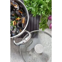 De Buyer Couvercle En Verre Cerclé Inox 14 Cm 5 De Buyer Couvercle En Verre Cerclé Inox 14 Cm -Cuisine À Domicile 147014 2 2 Couvercle en verre cercle inox 14 cm De Buyer