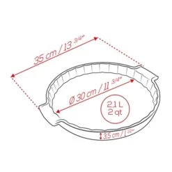 Peugeot Moule à Tarte Céramique écru 30 Cm 6 Peugeot Moule à Tarte Céramique écru 30 Cm -Cuisine À Domicile 201199 2 2 Moule a tarte ceramique ecru 30 cm Peugeot