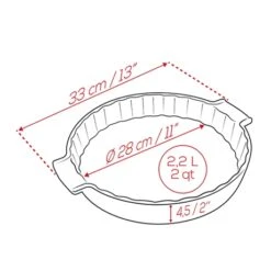 Peugeot Tourtière Céramique Ardoise 28 Cm 7 Peugeot Tourtière Céramique Ardoise 28 Cm -Cuisine À Domicile 201205 3 3 Tourtiere ceramique ardoise 28 cm Peugeot