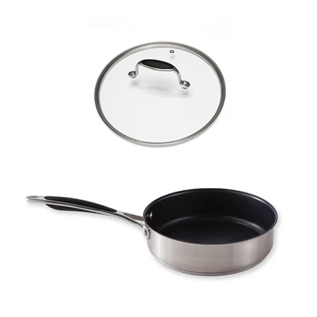 Set Sauteuse Anti-adhérente Excell'Inox 20 Cm Et Couvercle 1 Set Sauteuse Anti-adhérente Excell'Inox 20 Cm Et Couvercle