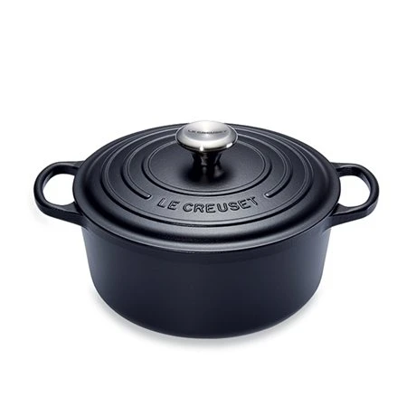 Le Creuset Cocotte Fonte Rond 20 Cm Noir Mat 1 Le Creuset Cocotte Fonte Rond 20 Cm Noir Mat