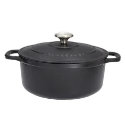 Meilleures ventes 1 Cocotte Sublime Fonte Rond 6,1 L 28 Cm Noir