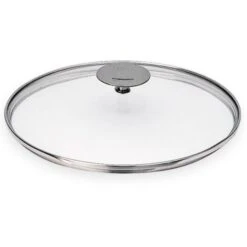 Couvercle Verre Cristel Platine 28 Cm