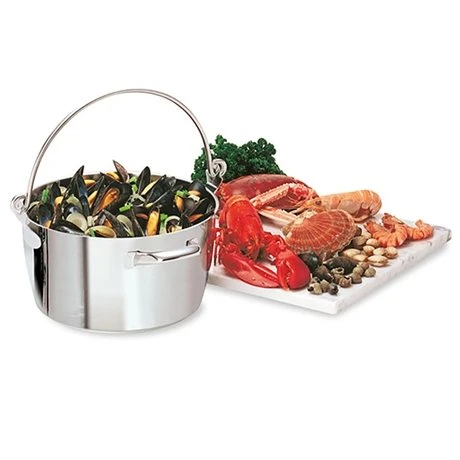 Lot Marmite à Crustacés Confiture 30 Cm Et Couvercle 4 Lot Marmite à Crustacés Confiture 30 Cm Et Couvercle – Image 4