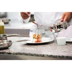 Casserole Inox Castel'Pro 18 Cm -Cuisine À Domicile 274061 3 3 Casserole inox Castel Pro 18 cm Cristel