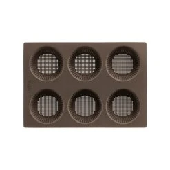 Lekue Plaque Perforée 6 Petits Pains Ronds En Silicone -Cuisine À Domicile 35144 2 1 Plaque perforee 6 petits pains ronds en silicone Lekue