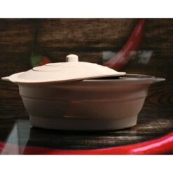 Papillote Rétractable Fond Vapeur En Silicone 30 Cm 1,5 L -Cuisine À Domicile 35145 4 5 Papillote retractable fond vapeur en silicone 30 cm 1 5 L Mathon