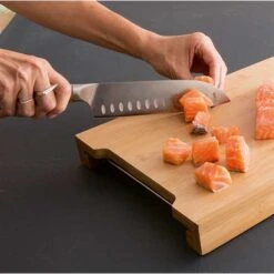 Set De 4 Couteaux Bois D'acacia Et Lame Inox 7 Set De 4 Couteaux Bois D'acacia Et Lame Inox -Cuisine À Domicile 471071 2 3 Set de 4 couteaux bois d acacia et lame inox Mathon