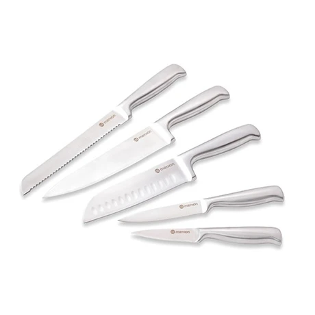 Set De 5 Couteaux De Cuisine En Inox 5 Set De 5 Couteaux De Cuisine En Inox – Image 5