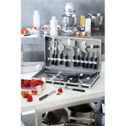 Valise Du Cuisinier 22 Pièces -Cuisine À Domicile 47701 4 2 Valise du cuisinier 22 pieces Pradel Excellence