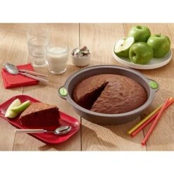 Lot 4 Moules à Cake, Tarte, Manqué Et Four Rigiflex Silicone Et Acier -Cuisine À Domicile 509119 4 1 Lot 4 moules a cake tarte manque et four Rigiflex silicone et acier Mathon