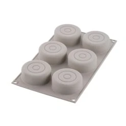 Silikomart Moule 6 Pièces 3D Mini Color Silicone 690 Ml -Cuisine À Domicile 511152 2 1 Moule 6 pieces 3D mini Color silicone 690 ml Silikomart