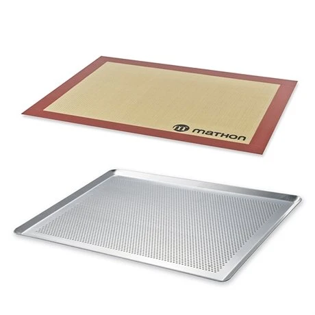 Lot Plaque à Pâtisserie Perforée 40 Cm Et Tapis De Cuisson Pro 1 Lot Plaque à Pâtisserie Perforée 40 Cm Et Tapis De Cuisson Pro