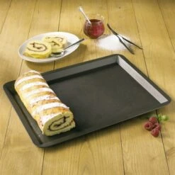 Plaque à Pâtisserie Acier Revêtu Anti-adhérent 40 Cm 9 Plaque à Pâtisserie Acier Revêtu Anti-adhérent 40 Cm -Cuisine À Domicile 54211 4 6 Plaque a patisserie acier revetu anti adherent 40 cm Mathon