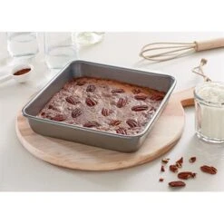 Lot Moule à Manqué Carré 23 Cm Et Moule à Cake 25 Cm Acier Revêtement Antiadhérent -Cuisine À Domicile 549021 2 2 Lot moule a manque carre 23 cm et moule a cake 25 cm acier revetement antiadherent Mathon