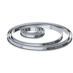 De Buyer Cercle à Tarte Inox Perforé 28 Cm