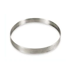 De Buyer Cercle à Tarte Rond Perforé 24 ,5 Cm