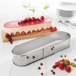 Ovale à Pain En Inox Ajustable 26-38 Cm -Cuisine À Domicile 57336 4 5 Ovale a pain en inox ajustable 26 38 cm Mathon