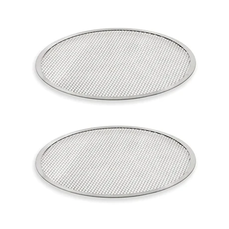 Set De 2 Grilles Perforées Rondes Pour Pizza 2 Set De 2 Grilles Perforées Rondes Pour Pizza – Image 2