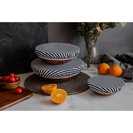 3 Couvre-bols En Coton 4 3 Couvre-bols En Coton – Image 4