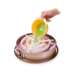 Cercle Séparateur Gâteaux Arc-en-ciel Et Damiers -Cuisine À Domicile 673145 2 1 Cercle separateur gateaux arc en ciel et damiers