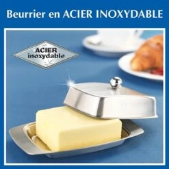 Beurrier En Acier Inoxydable 5 Beurrier En Acier Inoxydable -Cuisine À Domicile 673167 2 1 Beurrier en acier inoxydable Wenko by Maximex