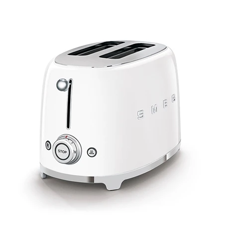 Smeg Toaster 2 Tranches 950 W TSF01WHEU Blanc 1 Smeg Toaster 2 Tranches 950 W TSF01WHEU Blanc