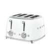 Smeg Toaster 4 Fentes 2000 W TSF03WHEU Blanc
