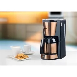 Cuisine À Domicile -Cuisine À Domicile 700100 1 1 Cafetiere filtre avec verseuse isotherme 8 tasses 900 W coloris cuivre Bestron