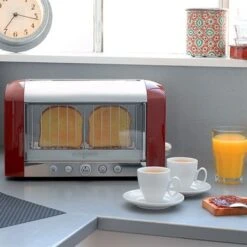 Magimix Toaster Vision Panoramique Rouge 11540 -Cuisine À Domicile 70123 1 20 Toaster vision panoramique Rouge 11540 Magimix
