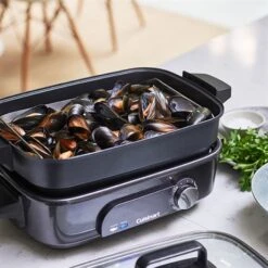 Cuisinart Multicuiseur électrique Cooking 4,7 L 1400 W Bleu Nuit -Cuisine À Domicile 713018 3 3 Multicuiseur electrique Cooking 4 7 L 1400 W bleu nuit Cuisinart