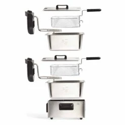 LIVOO Friteuse Double 2 X 3 L Inox DOC217 8 LIVOO Friteuse Double 2 X 3 L Inox DOC217 -Cuisine À Domicile 758001 3 2 Friteuse double 2 x 3 L inox DOC217 Livoo