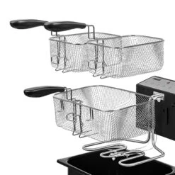 Princess Friteuse 5 L - Habillage En Acier -Cuisine À Domicile 758005 3 2 Friteuse 5 L Habillage en acier Princess