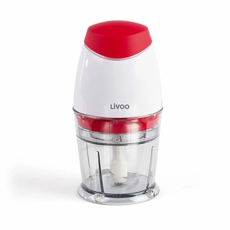 LIVOO Mini Hachoir électrique Rouge 25 Cl 160 W DOP118R 1 LIVOO Mini Hachoir électrique Rouge 25 Cl 160 W DOP118R