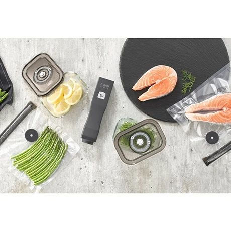 Caso Pompe De Mise Sous Vide électrique Vacu One Touch Eco-Set Avec Accessoires 4 Caso Pompe De Mise Sous Vide électrique Vacu One Touch Eco-Set Avec Accessoires – Image 4