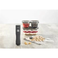 Caso Pompe De Mise Sous Vide électrique Vacu One Touch Eco-Set Avec Accessoires 9 Caso Pompe De Mise Sous Vide électrique Vacu One Touch Eco-Set Avec Accessoires -Cuisine À Domicile 760363 4 1 Pompe de mise sous vide electrique Vacu One Touch Eco Set avec accessoires Caso