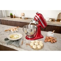 KitchenAid Robot Pâtissier Artisan à Tête Inclinable 4,8 L 300 W Rouge Pomme D'amour 5KSM175PSECA -Cuisine À Domicile 761089 1 3 Robot patissier Artisan a tete inclinable 4 8 L 300 W rouge pomme d amour 5KSM175PSECA Kitchenaid