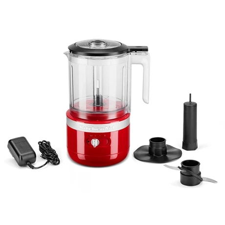 KitchenAid Hachoir électrique Sans Fil 2 Vitesses 1,18 L Rouge Empire 5KFCB519EER 1 KitchenAid Hachoir électrique Sans Fil 2 Vitesses 1,18 L Rouge Empire 5KFCB519EER