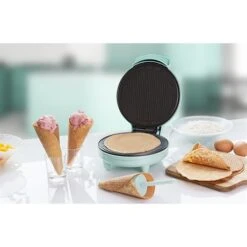 Set Gaufrier à Cornet 700 W Sweet Dreams Et Cuillère à Glace Eutectique 6 Set Gaufrier à Cornet 700 W Sweet Dreams Et Cuillère à Glace Eutectique -Cuisine À Domicile 789019 2 1 Set gaufrier a cornet 700 W Sweet Dreams et cuillere a glace eutectique